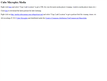 Tablet Screenshot of media.cubecinema.com